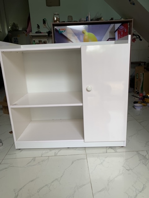 Tủ lò vi sóng 1 cánh trắng nhựa đài loan 80x86x40