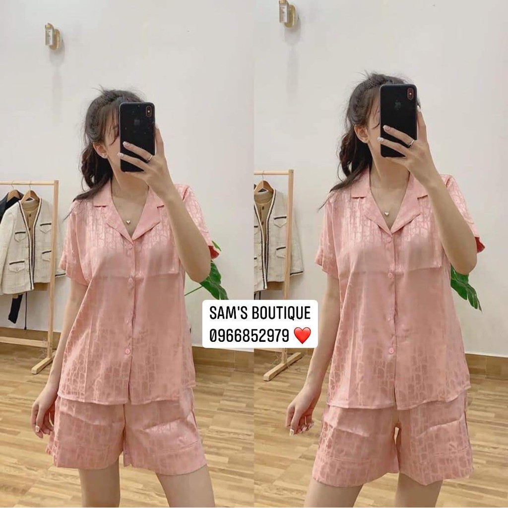 Bộ Pijama Lụa  ( Gấm) Cao Cấp | BigBuy360 - bigbuy360.vn