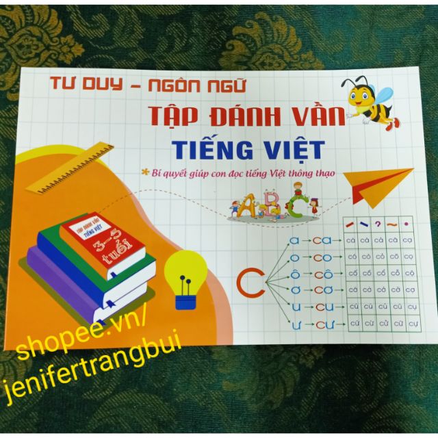 Tập đánh vần cho bé 3-6 tuổi - ghép âm dễ dàng