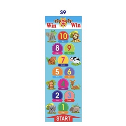 Thảm Nhảy bước chân chữ số cho bé