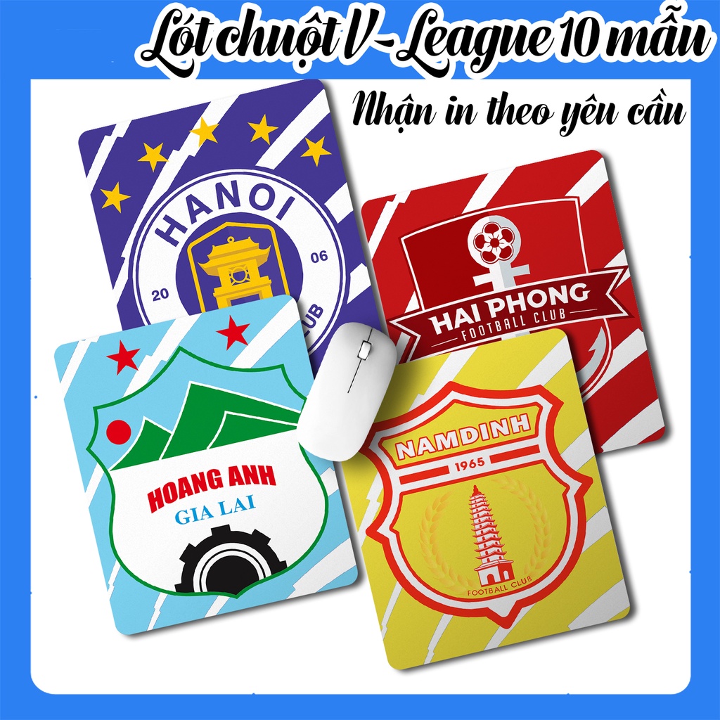 Lót Chuột Hà Nội FC, Lót Chuột Hoàng Anh Gia Lai, Lót Chuột V-League, In Lót Chuột Theo Yêu Cầu