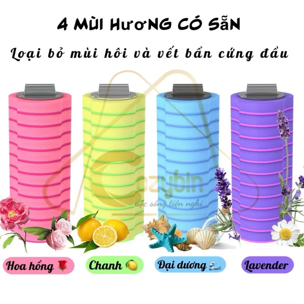 Cọ chà toilet cây chà bồn cầu tẩy rửa nhà vệ sinh nhà tắm khử khuẩn thế hệ mới, đầu cọ dùng một lần tiện dụng