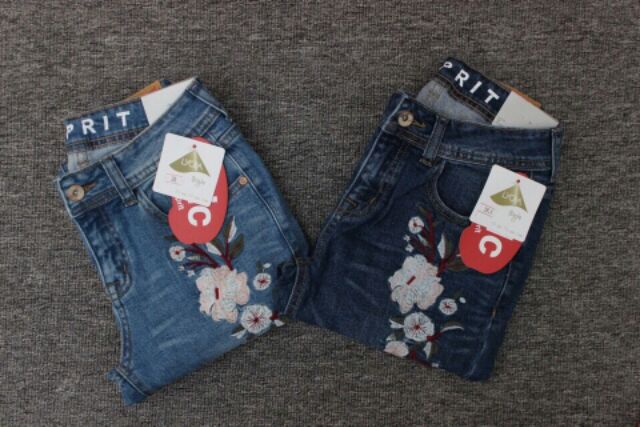 Jean slimboy thêu EDC