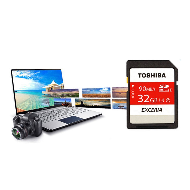 Thẻ Nhớ Sdhc 32Gb Toshiba Exceria N302 90Mb/S Uhs-I U3 Class 10 Hổ Trợ 4K - Chính Hãng  - chuyensiphukien1 | BigBuy360 - bigbuy360.vn