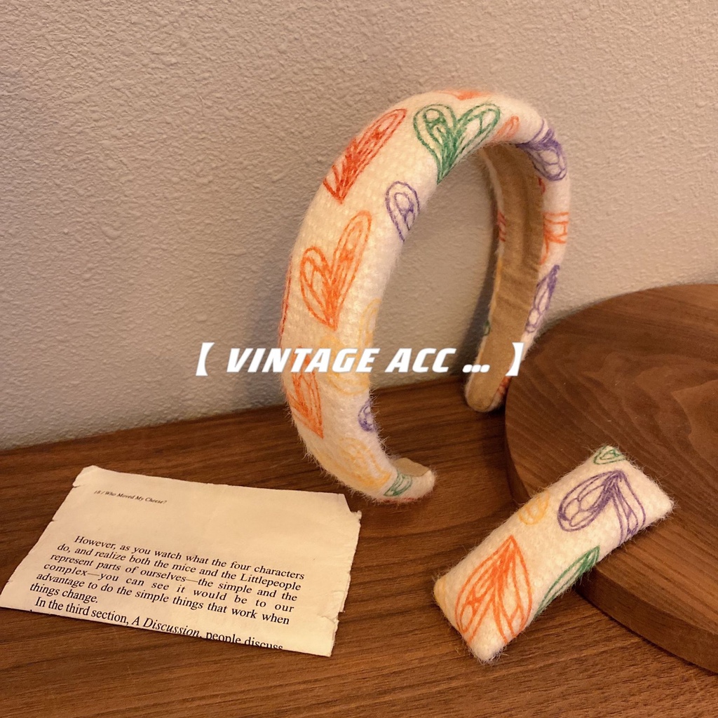 Cài Tóc Bản Rộng Hình Đầu Lâu Phong Cách Hàn Quốc Mới Cho Nữ