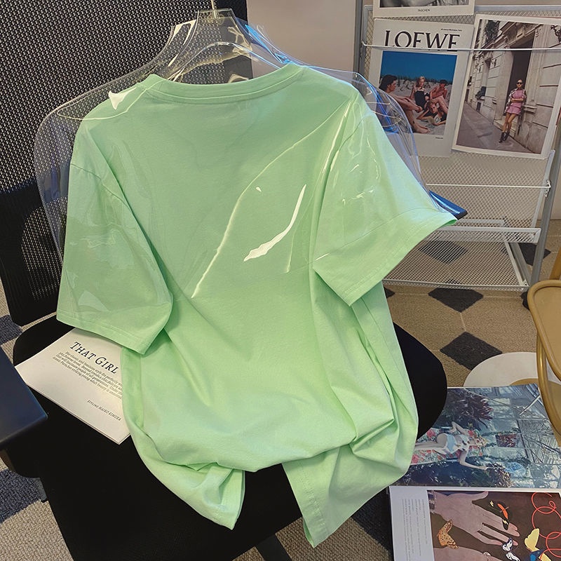 Áo Thun Tay Ngắn Hoạ Tiết Trái Cây Thiết Kế Sáng Tạo Cho Phái Nữ