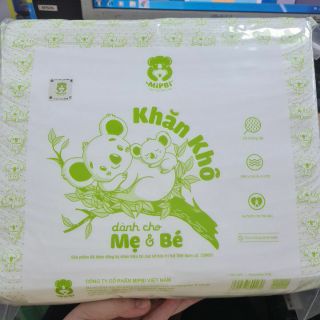 Khăn giấy khô đa năng Mipbi bao bì mới dành cho mẹ và bé 600g, 900g