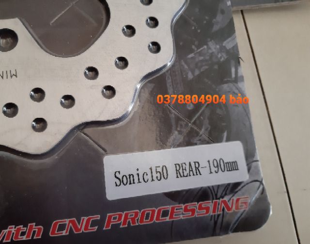 Đĩa kiểu X1R dành cho SONIC trước  sau như hình