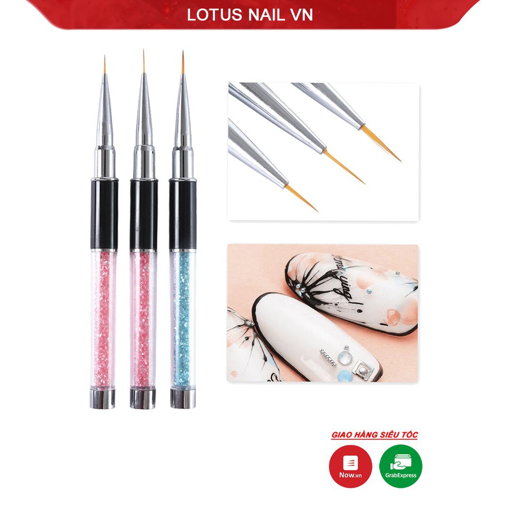 Cọ nét nail, cọ vẽ móng cán đá cao cấp