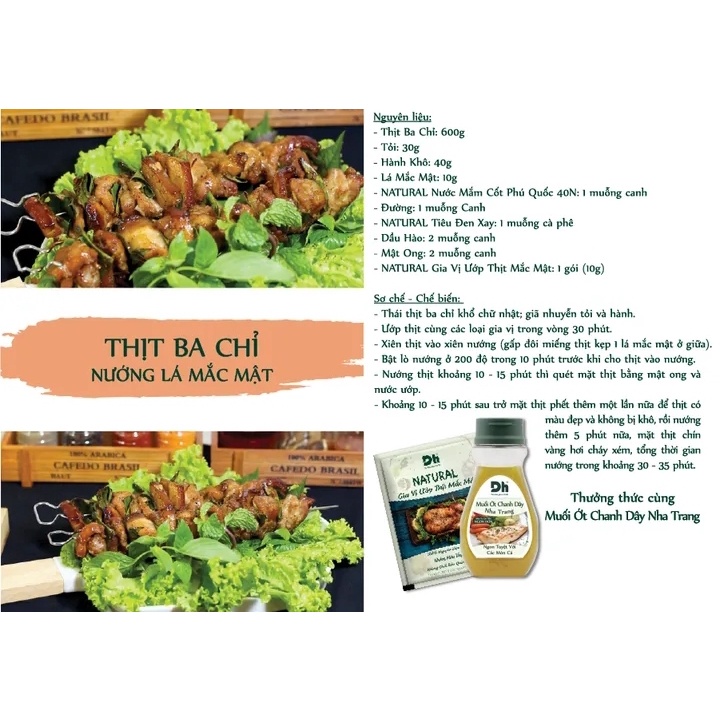 [Chai 200gr] Muối chấm chanh ớt gừng Nha Trang, sốt chanh dây, xốt ướp BBQ DH Foods