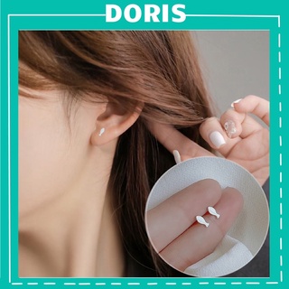 Bông tai bạc nhỏ con cá - doris house