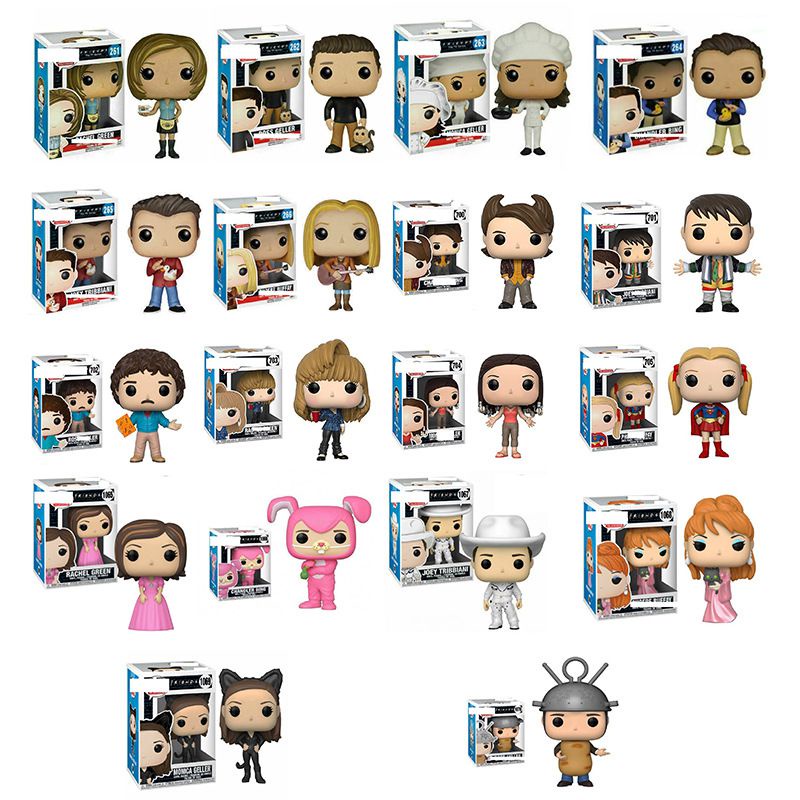10cm Friends Funko POP Figures Rachael Ross Monica Chandler Kids Birthday Gift