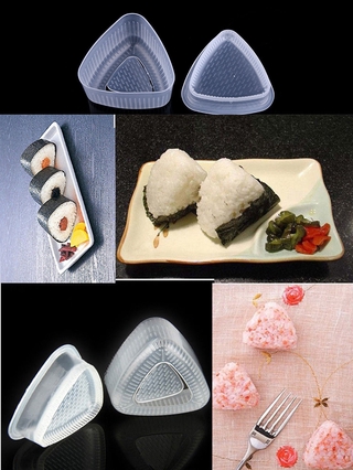 Set 2 Khuôn Làm Cơm Nắm Hình Tam Giác
