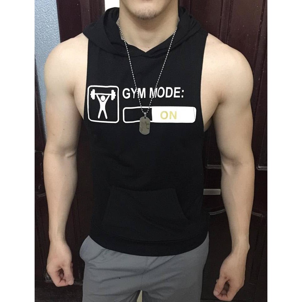 Áo ba lỗ có mũ gym Thái Lan