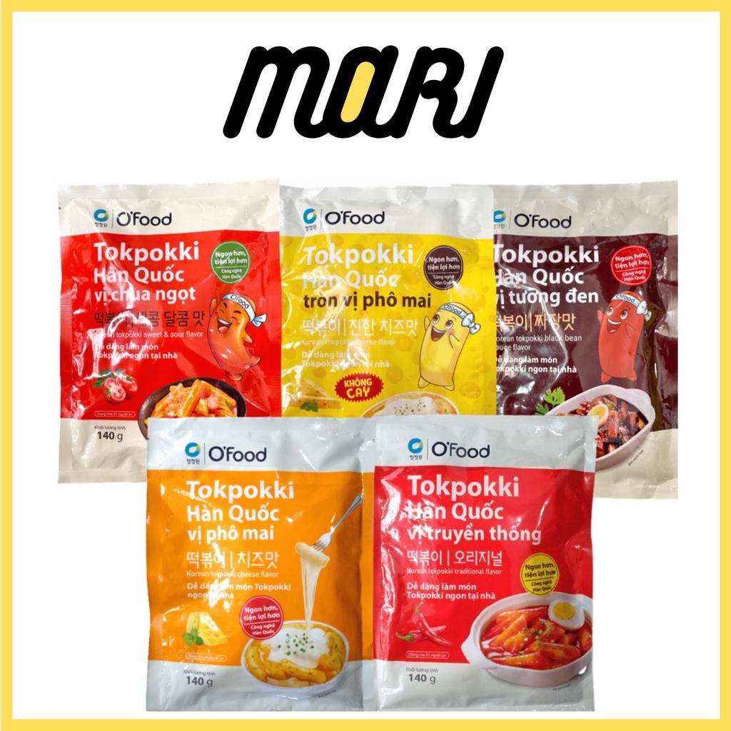 Bánh gạo Topokki Hàn Quốc OFood 140g