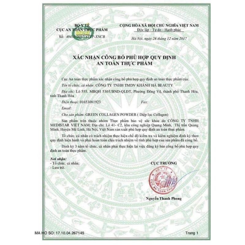 Diệp Lục Collagen chính hãng ( TẶNG BÌNH NƯỚC ) đẹp Da, tri mun,mờ thâm nám, bổ sung rau xanh | BigBuy360 - bigbuy360.vn