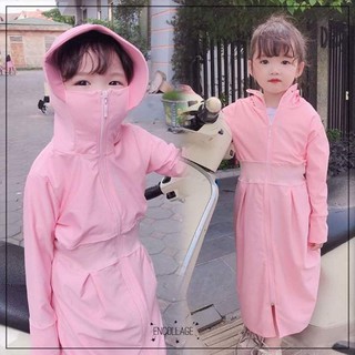 ÁO CHỐNG NẮNG TOÀN THÂN CHO BÉ ẢNH THẬT