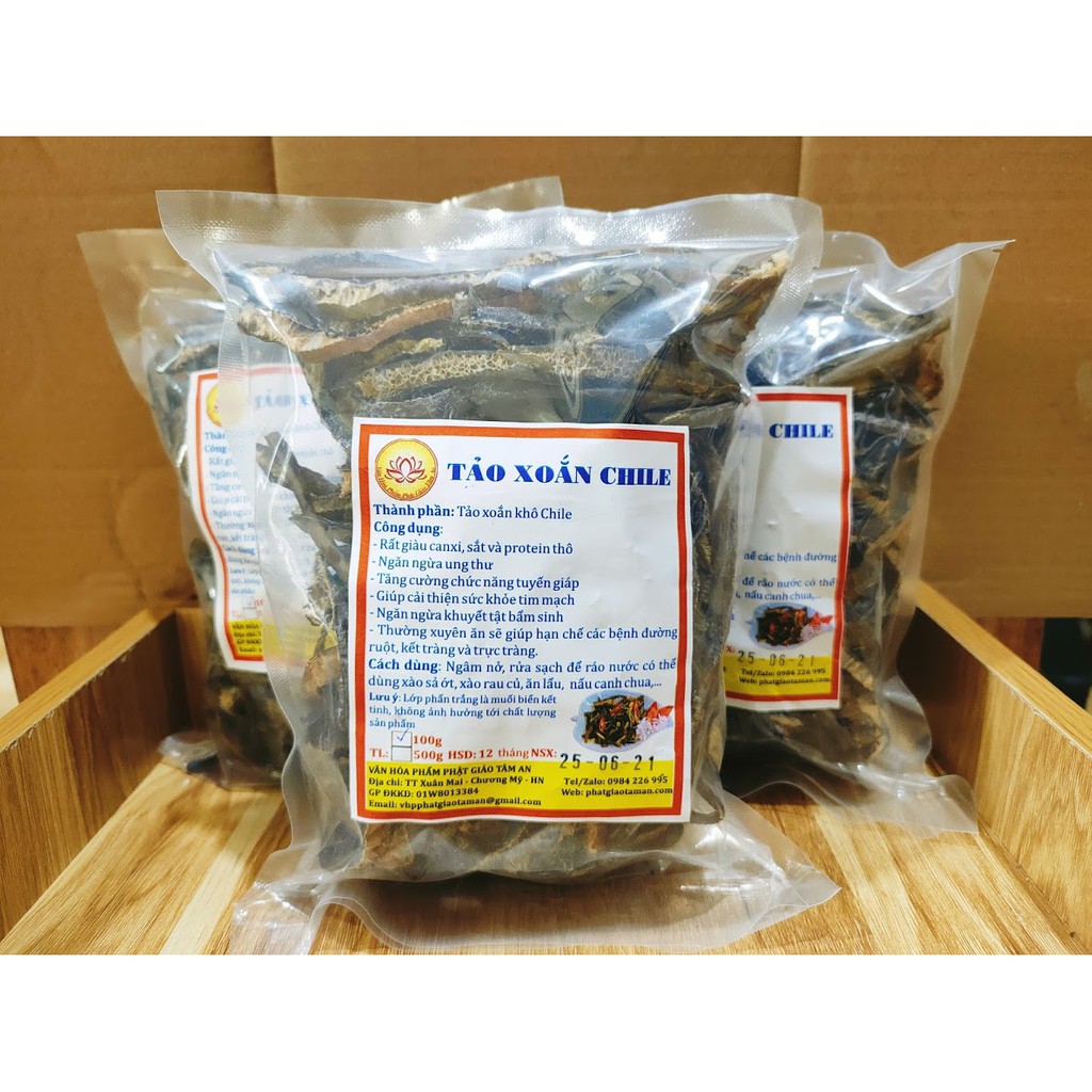 TẢO XOẮN CHILE 100gram