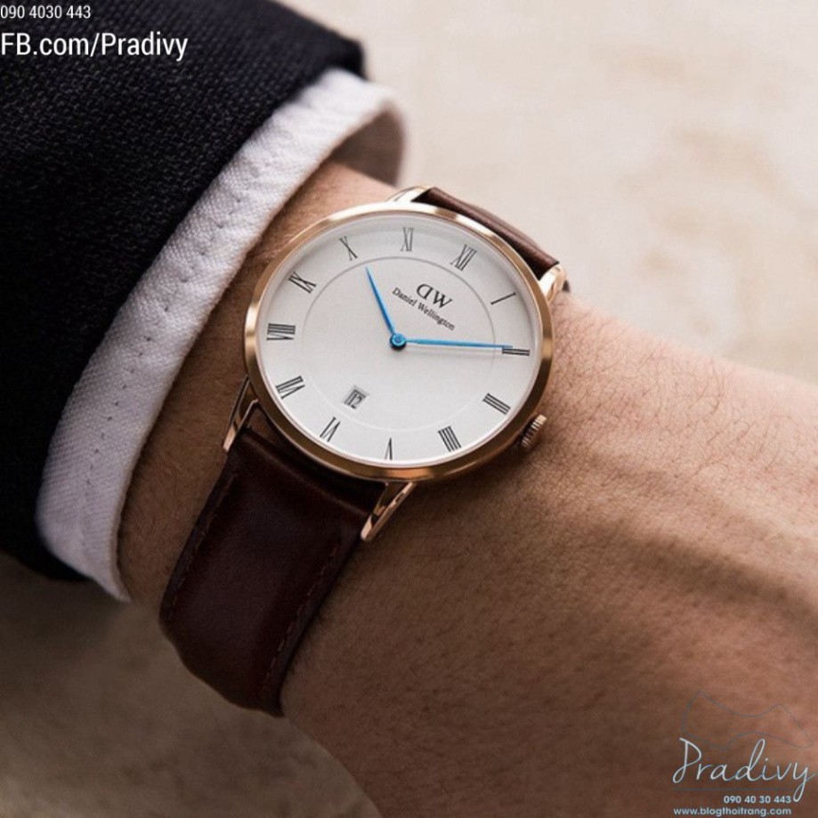(Thẻ bảo hành 12 tháng) Đồng hồ Nam nữ DW dây da mềm, tặng box - Dongho.dw | BigBuy360 - bigbuy360.vn