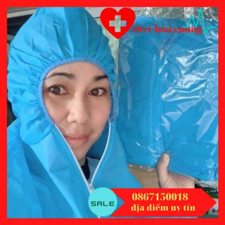 Quần Aó Phòng Dịch Liền Quần 4 Món