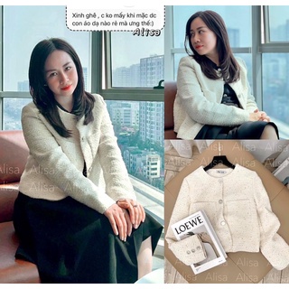 Áo dạ tweed miu miu - alisa