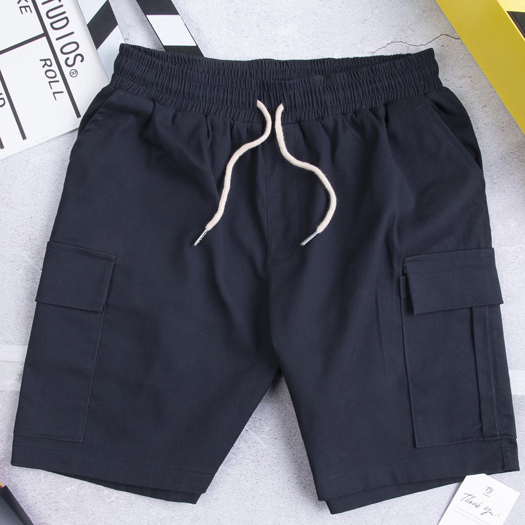 Quần Short Kaki Túi Hộp R.M Menswear,5 Màu Unisex Ulzzang Hàn Quốc