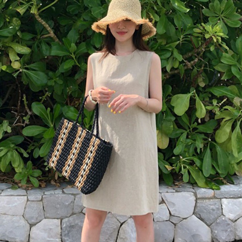 Đầm IELGY sát nách thiết kế thời trang mặc thoải mái dành cho nữ