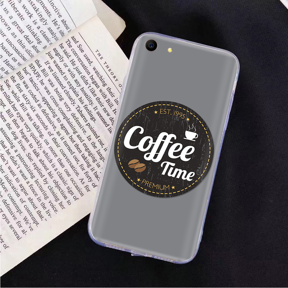 Ốp điện thoại trong suốt in hình ly cà phê thích hợp cho LG G6 G7 G8 ThinQ V20 V30 V30S V35 V40 V50 V50S V60