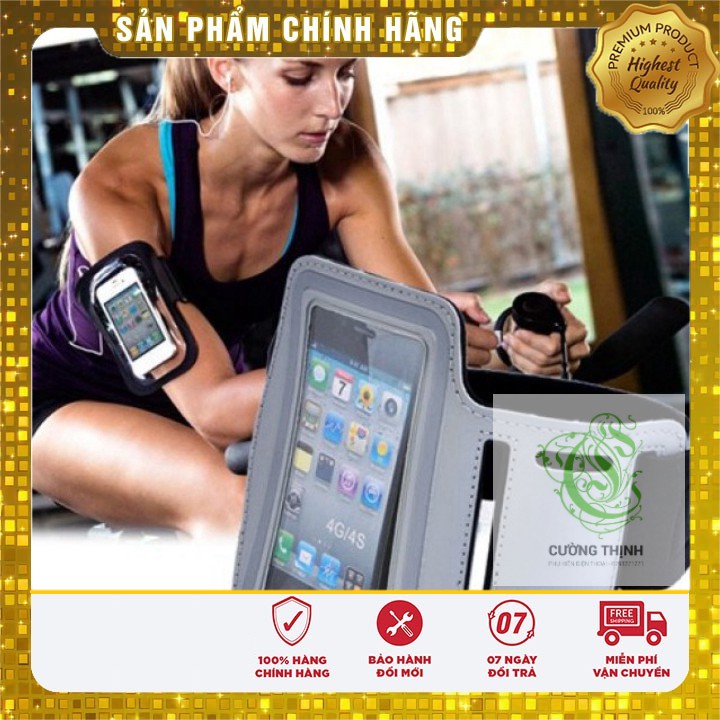 Bao đeo bắp tay cho điện thoại khi tập thể thao, chạy bộ , đạp xe , iphone , samsung , huawei , oppo