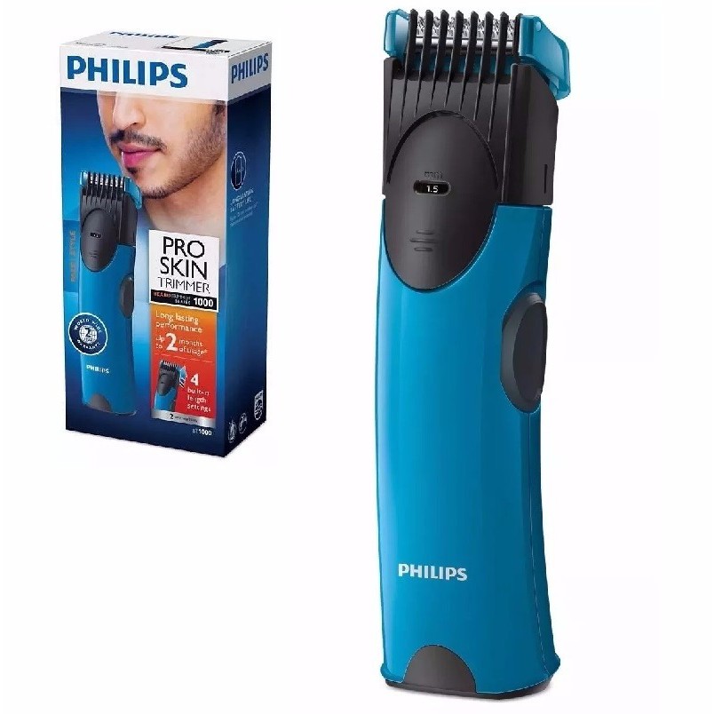TÔNG ĐƠ TỈA RÂU, CẮT TÓC ĐA NĂNG PHILIPS BT-1000 sử dụng 2 pin AA
