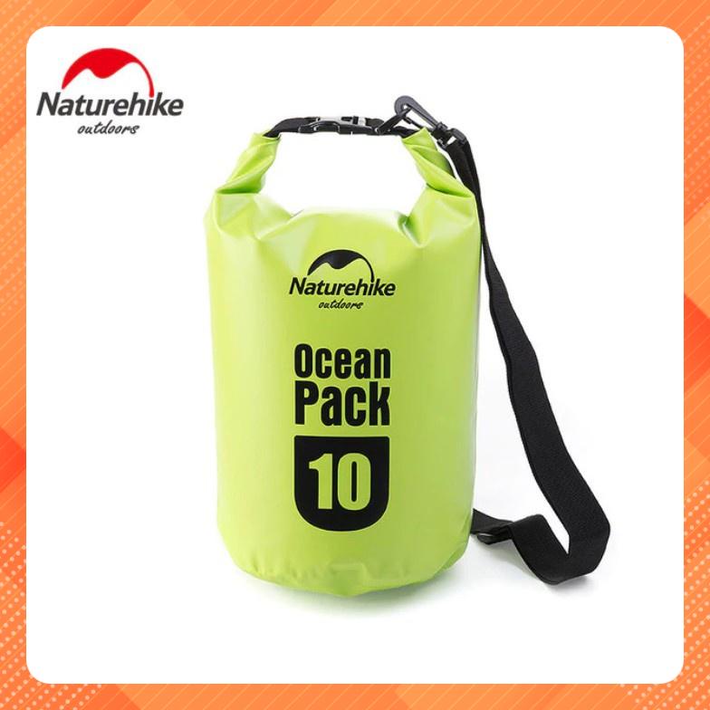 |CHÍNH HÃNG| TÚI KHÔ CHỐNG NƯỚC CAO CẤP NATUREHIKE NH15M010-J 10L CÓ QUAI ĐEO