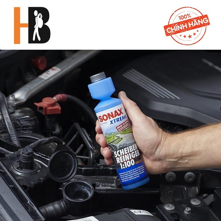 Dung Môi Làm Sạch Kính SONAX XTREME CLEAR VIEW 1:100 250ml 271141 | HIBU CENTER