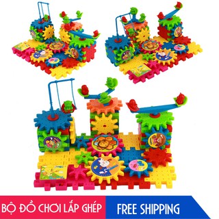 Bộ đồ chơi lắp ghép khối xây dựng phát triển tư duy sáng tạo thông minh cho trẻ