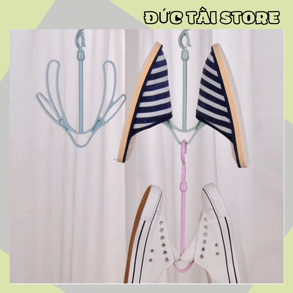 Combo 5 Móc treo phơi giày thông minh 360 độ tiện dụng 88078 Đức Tài