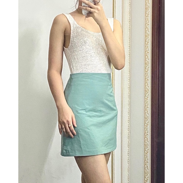 Chân Váy Xanh Mint công sở 🧚‍♀️