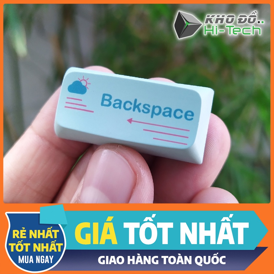 Nút keycap WEATHER XDA lẻ 💖 𝘍𝘳𝘦𝘦𝘴𝘩𝘪𝘱 💖XDA profiile 9.5mm - dày dặn, cao - không cấn switch trên bàn phím cơ mạch ngược