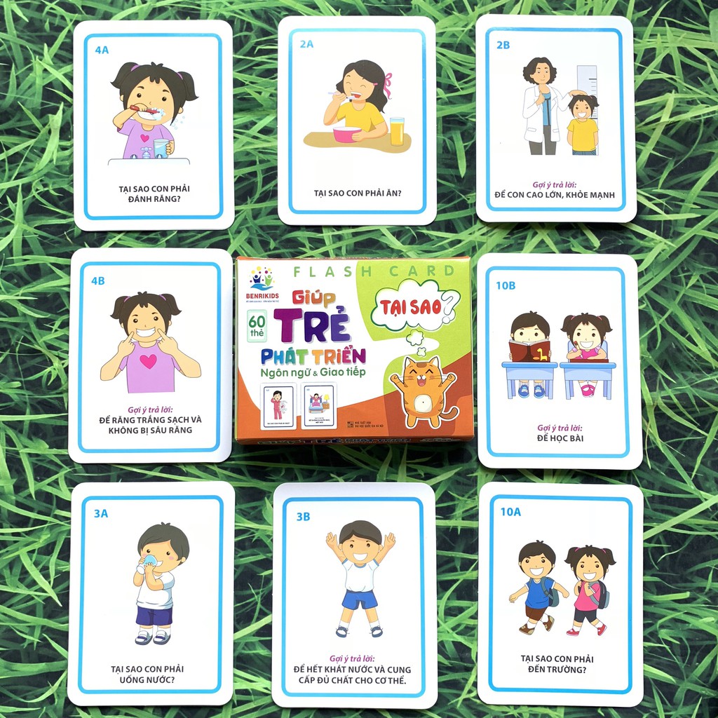 Bộ Thẻ Học Thông Minh Flashcard Giúp Bé Giải Đáp Thắc Mắc Về Những Câu Hỏi "Tại Sao"