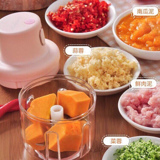 Máy Xay Mini Sạc Điện , Xay Thịt Ớt Hành Tỏi Rau Củ Quả Cầm Tay Siêu Tiện Lợi