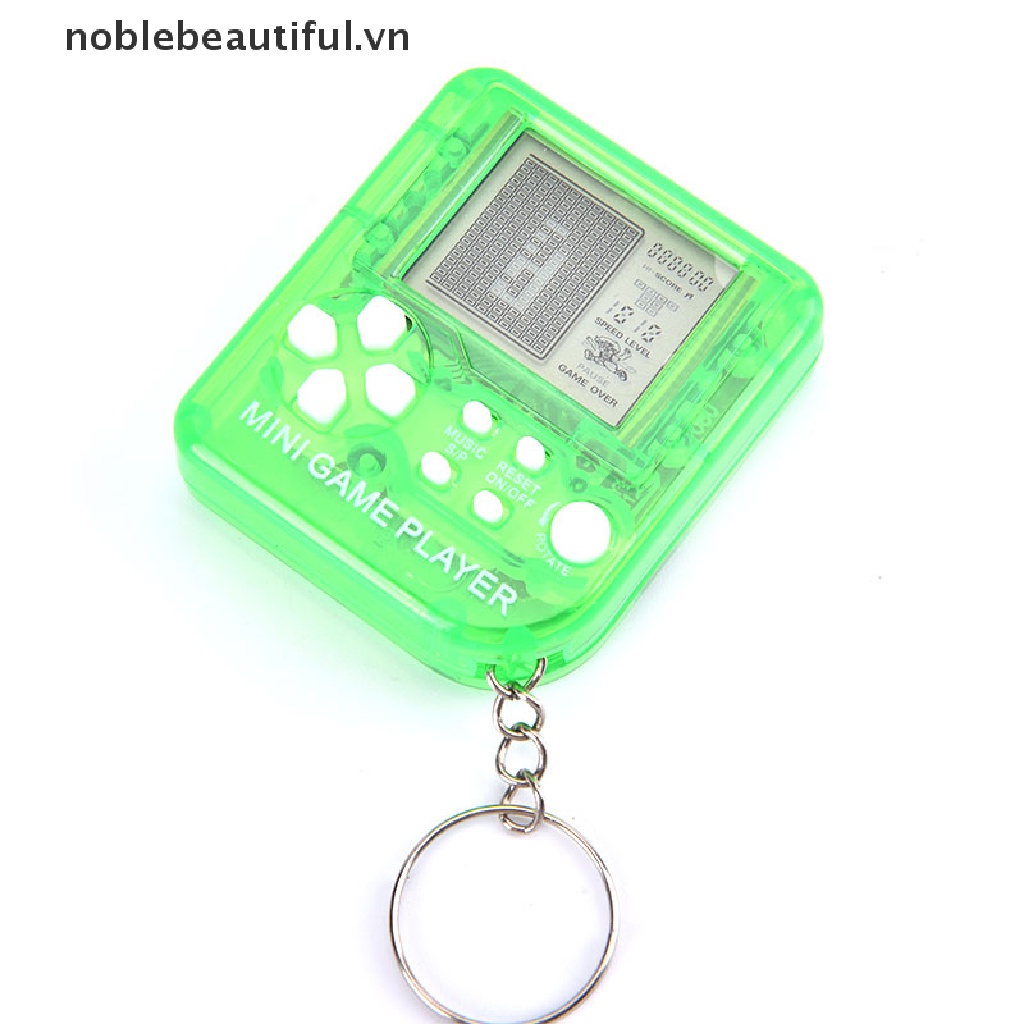 [noblebeautiful] Máy Chơi Game Cầm Tay Cổ Điển Tích Hợp 26 Trò Chơi Có Móc Khóa