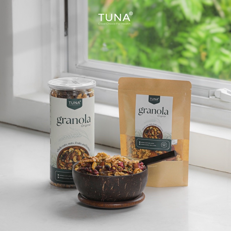 Granola Ngũ cốc Ăn Kiêng Không Đường Vị Truyền thống 250g