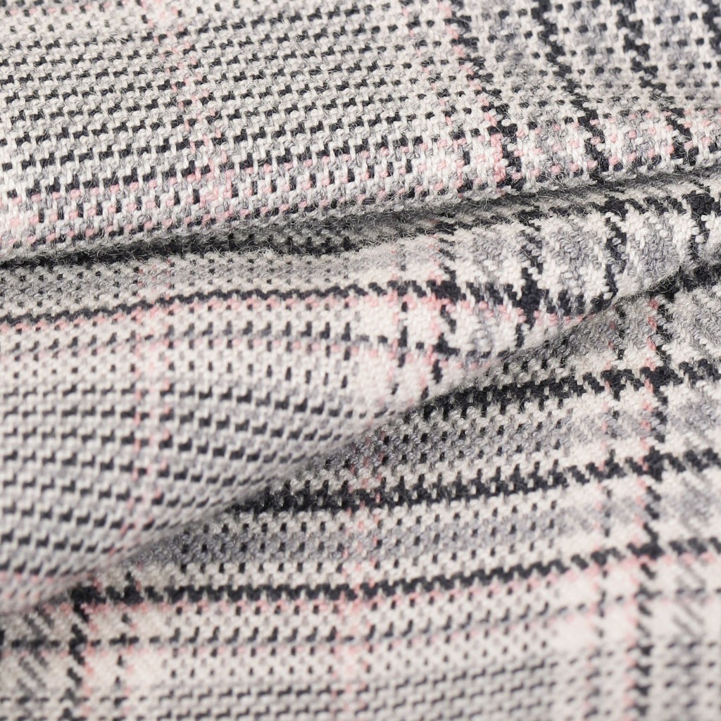 WALENTY - Rosewood Checked A-line Skirt