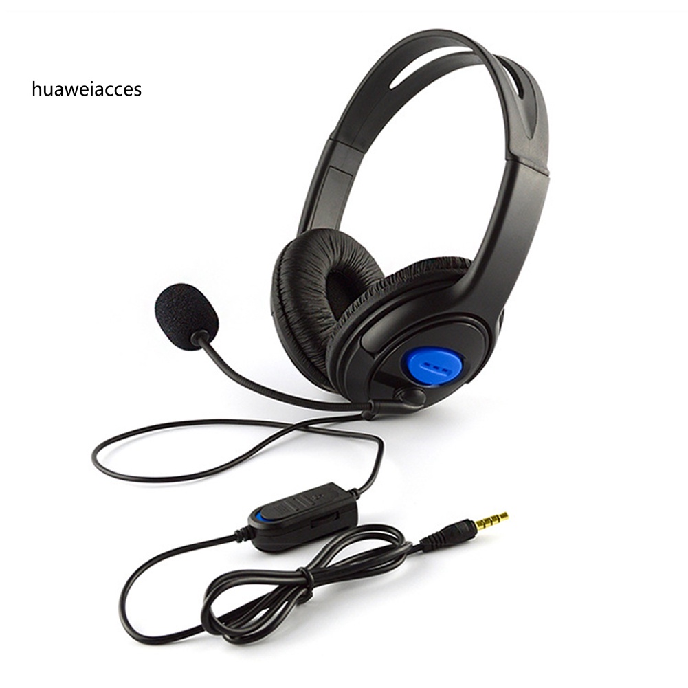 HUA-Wired Stereo Bass Gaming Headset Headphone with Microphone for Phone Computer