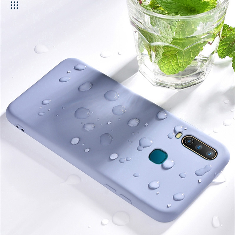 Ốp điện thoại silicon mềm lót sợi nhỏ cho Vivo Y11 2019 Y12 Y15 Y17 Y19 U3 S1 S1 Pro