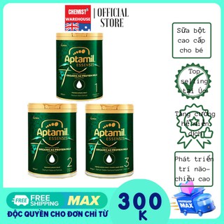 [Hàng ÚC]  Sữa bột Aptamil Essensis 1-2-3 900g