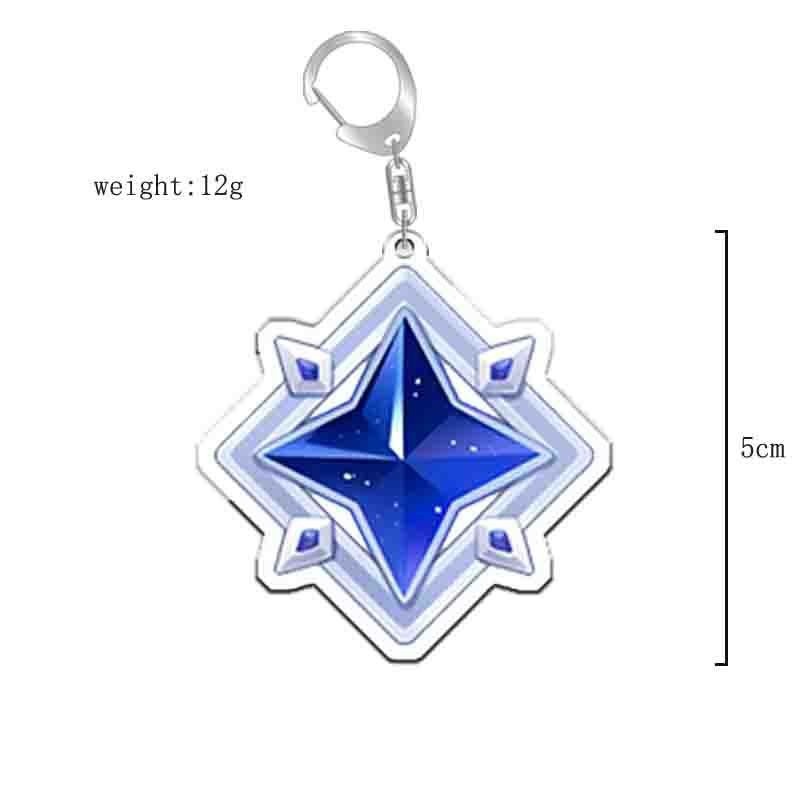 Móc Khóa Huỳnh Quang Nhân Vật Wentidi Paimon Barbara Di Luke Kaia Trong Genshin Impact Project Làm Quà Tặng Cho Bạn Bè