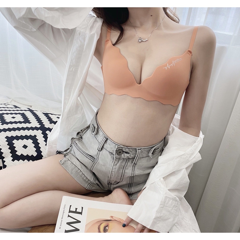 Áo Ngực Nữ - Áo Ngực Nữ đúc su không gọng viền sóng cao cấp DAN STORE MÃ AL41