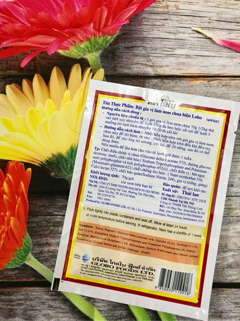 Gia vị làm nem chua Thái Lan Lobo