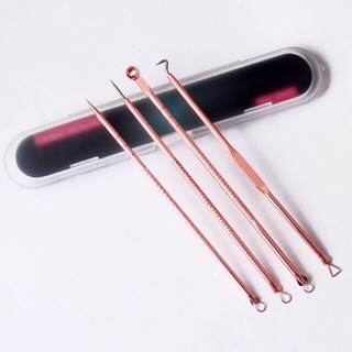 [Set 4 cây] Bộ cây nặn mụn 4 cây 8 đầu tiện lợi