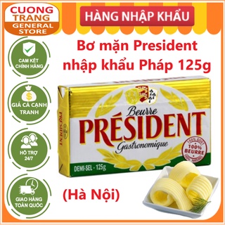 Bơ mặn President nhập khẩu Pháp 125g