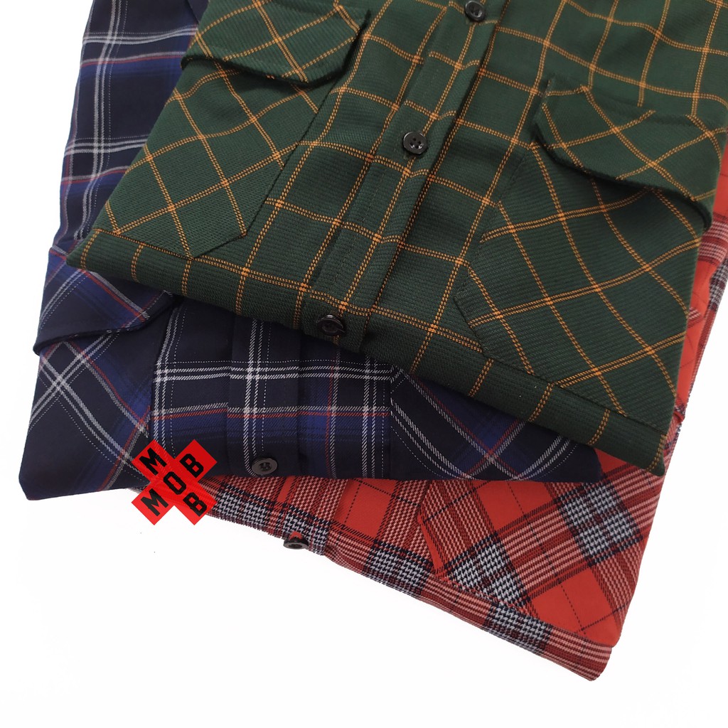 Áo sơ mi Flannel nam mix zip | BigBuy360 - bigbuy360.vn